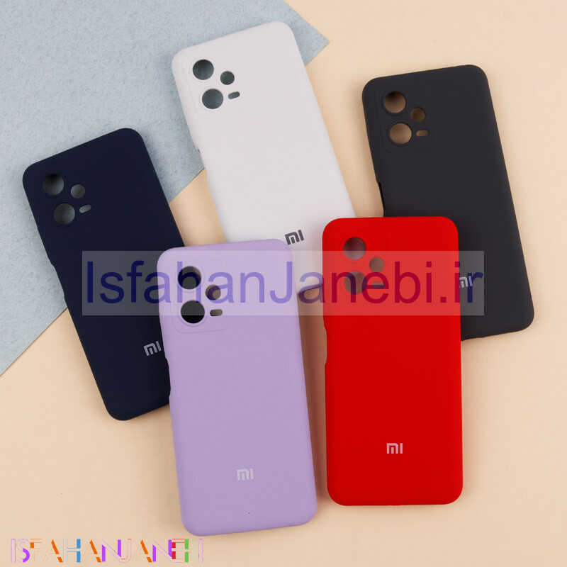 اصفهان جانبی-قاب سیلیکونی اصلی زیربسته شیائومی Poco X5 محافظ لنزدار
