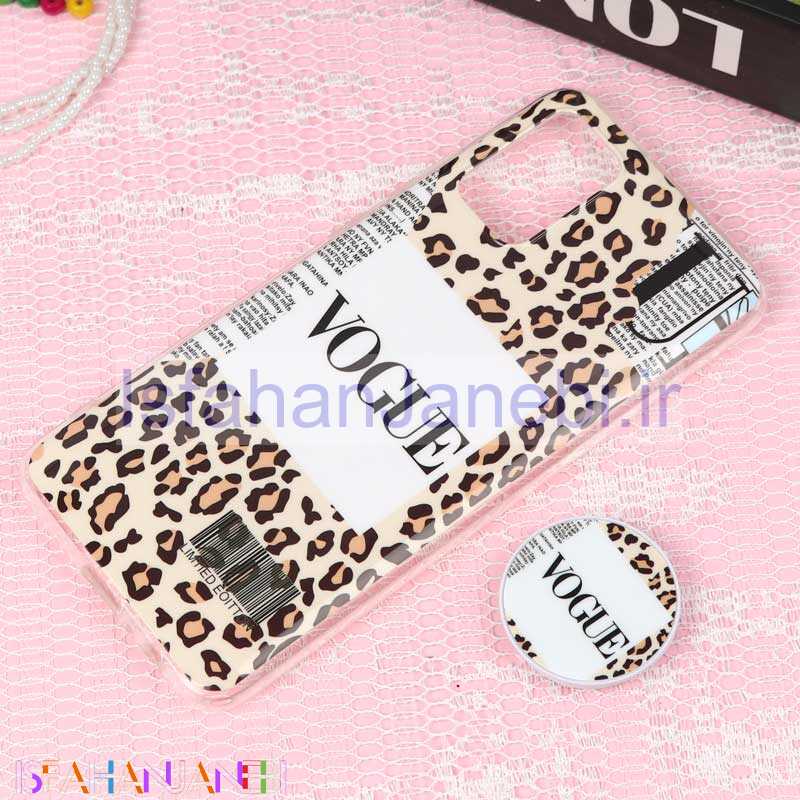 اصفهان جانبی-قاب سوپر IMD دور شفاف VOGUE پاپ سوکت دار Samsung A02s / M02s