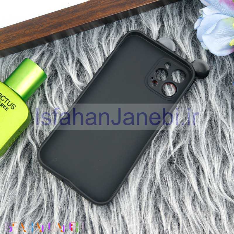 اصفهان جانبی-قاب سیلیکونی عروسکی محافظ لنزدار طرح Minnie Mouse آیفون iPhone 12 Pro
