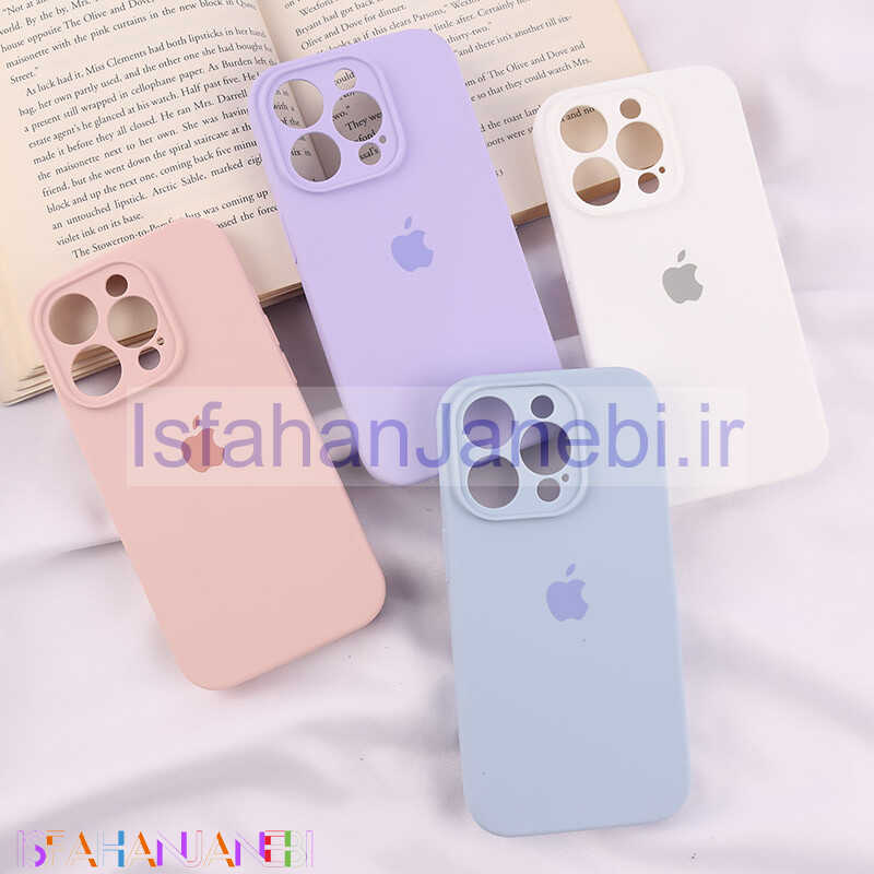 اصفهان جانبی-قاب سیلیکونی اصلی زیربسته آیفون iPhone 15 Pro محافظ لنزدار