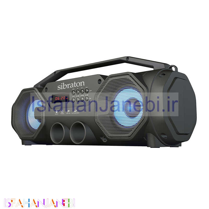 اصفهان جانبی-اسپیکر بلوتوثی رم و فلش خور Sibraton S-BS717