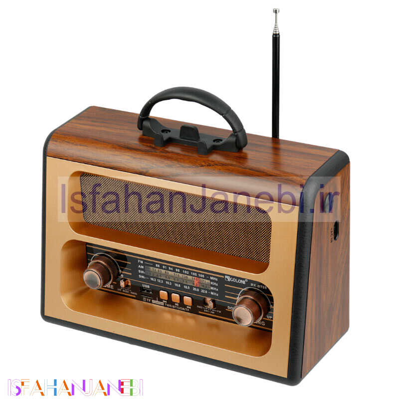اصفهان جانبی-رادیو اسپیکر بلوتوثی رم و فلش خور Golon RX-BT88