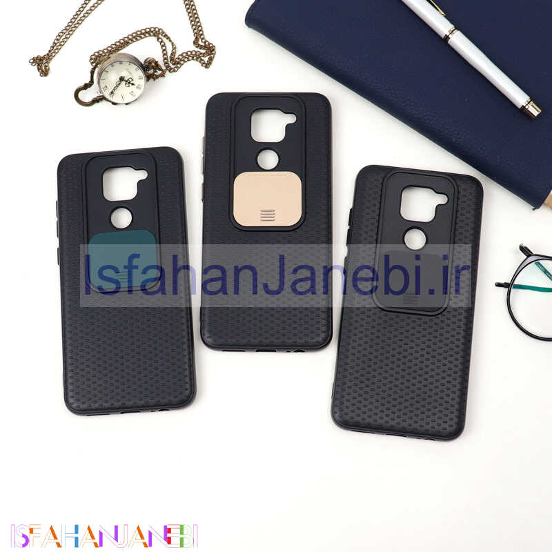 اصفهان جانبی-قاب ضدضربه محافظ لنز دار کشویی Xiaomi Redmi Note 9
