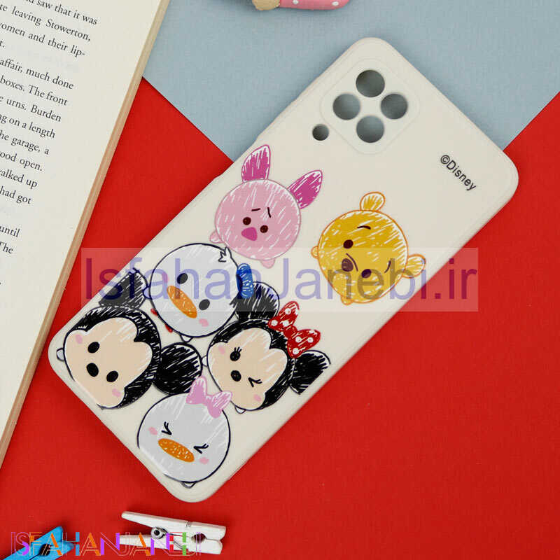 اصفهان جانبی-قاب سیلیکونی سفید محافظ لنزدار طرح دیزنی دخترانه سامسونگ A22 4G