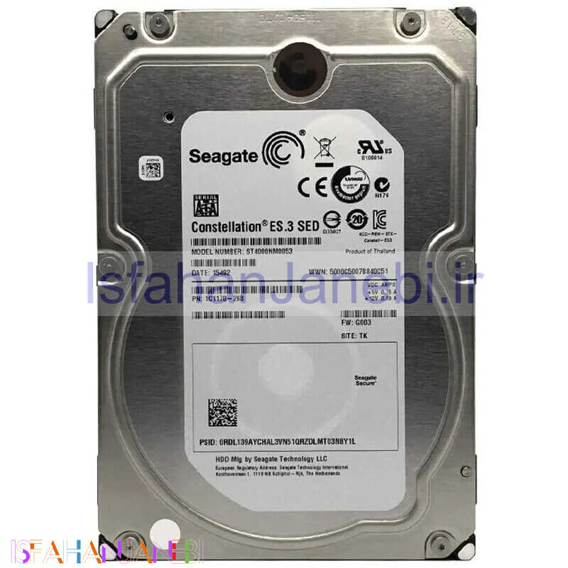 اصفهان جانبی-هارد اینترنال سیگیت Seagate Constellation ES.3 SED ST4000NM0053 4TB