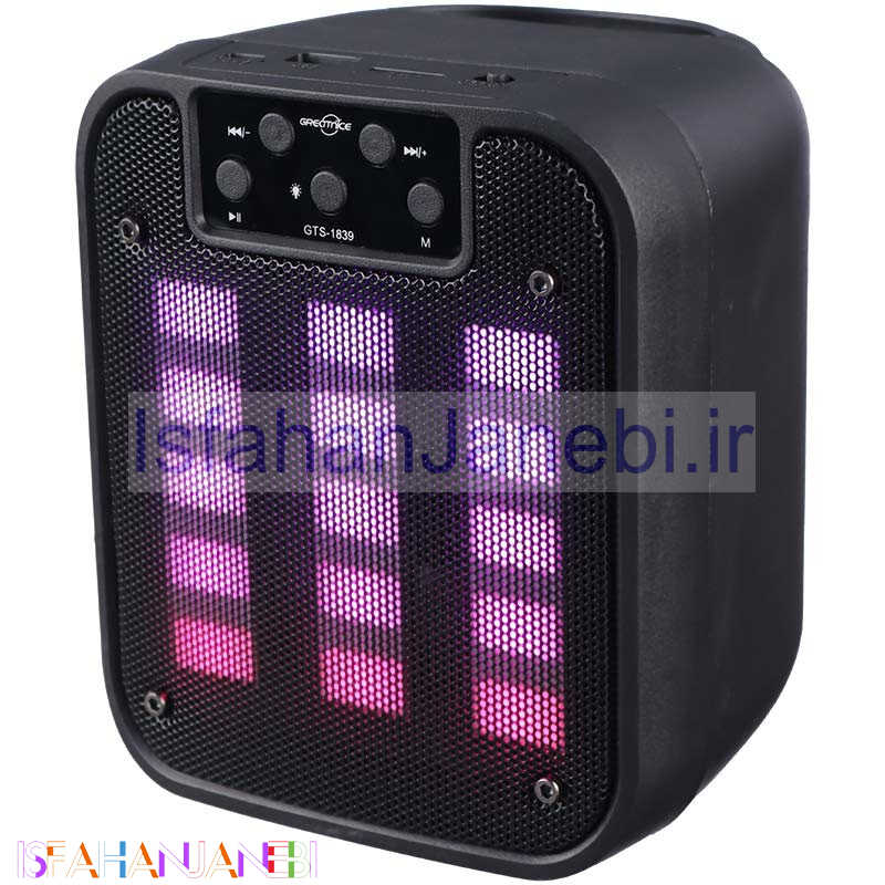 اصفهان جانبی-اسپیکر بلوتوثی رم و فلش خور Greatnice GTS-1839