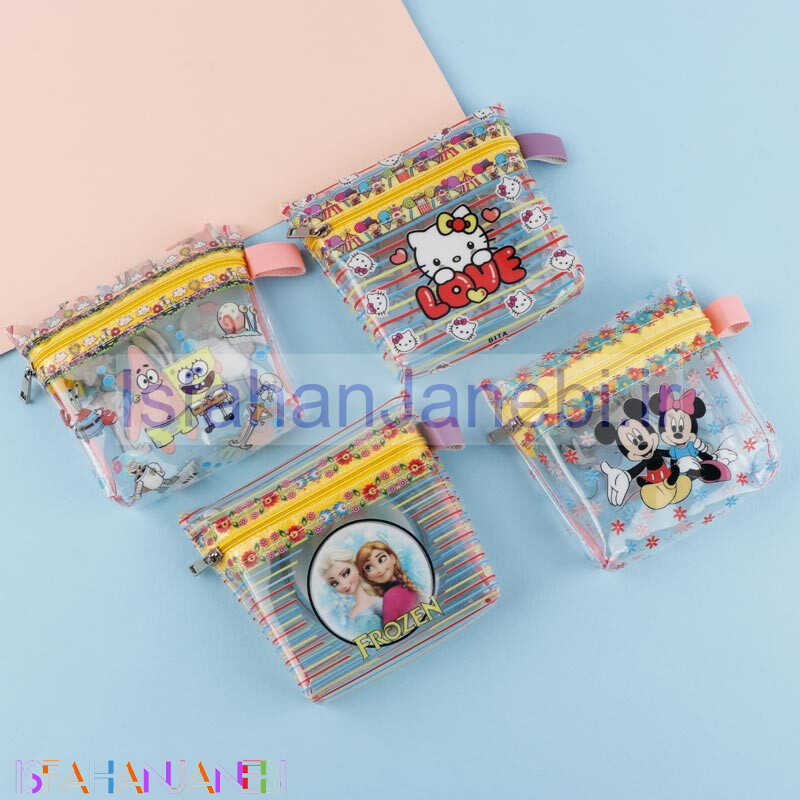 اصفهان جانبی-کیف هندزفری طلقی فانتزی سه گوش