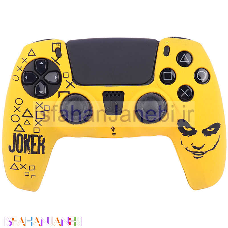 اصفهان جانبی-روکش دسته بازی PS5 طرح Joker زرد مشکی کد 2