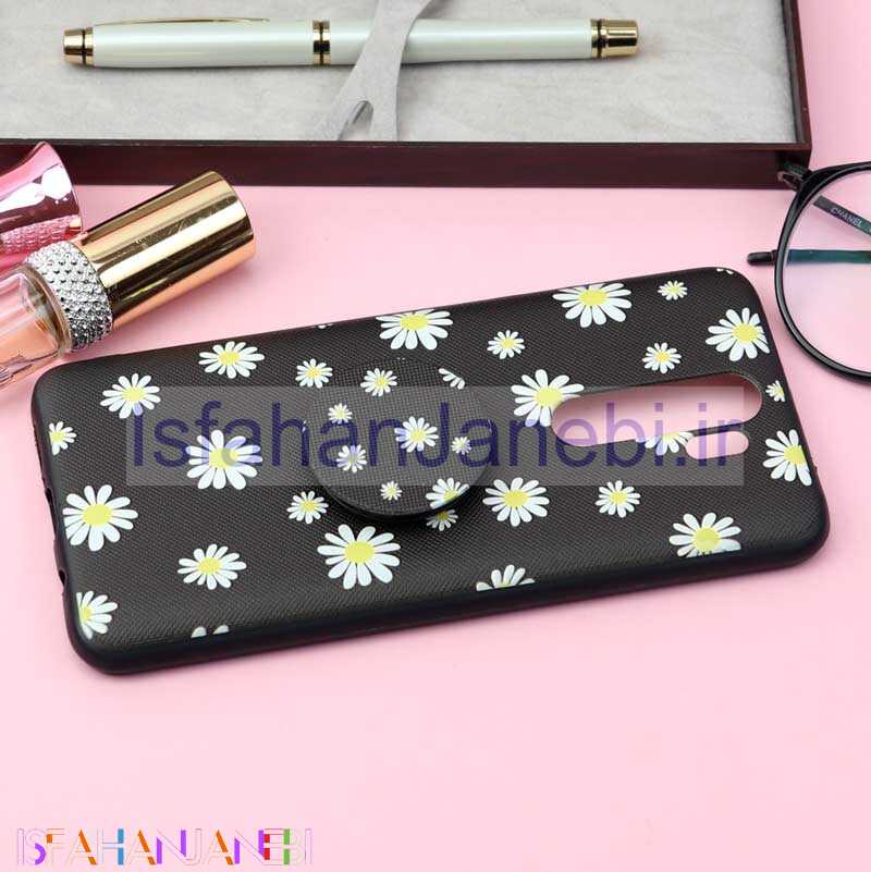 اصفهان جانبی-قاب فانتزی برجسته + پاپ سوکت کد4 شیائومی Redmi Note 8 Pro