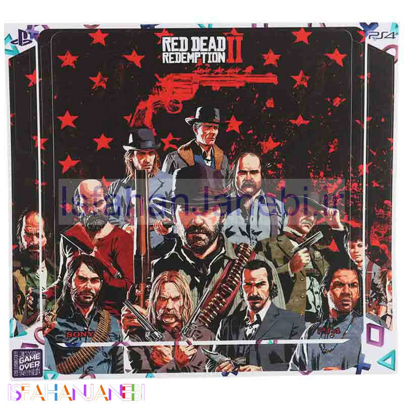 اصفهان جانبی-اسکین پلی استیشن 4 اسلیم طرح Red Dead Redemption 2 کد 7