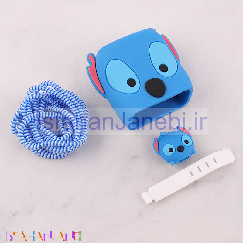 اصفهان جانبی-ست محافظ کابل و کلگی شارژر شیائومی 33 وات طرح Stitch