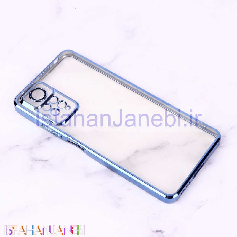 اصفهان جانبی-قاب ساده شفاف دور رنگی محافظ لنزدار Xiaomi Redmi Note 11 Pro