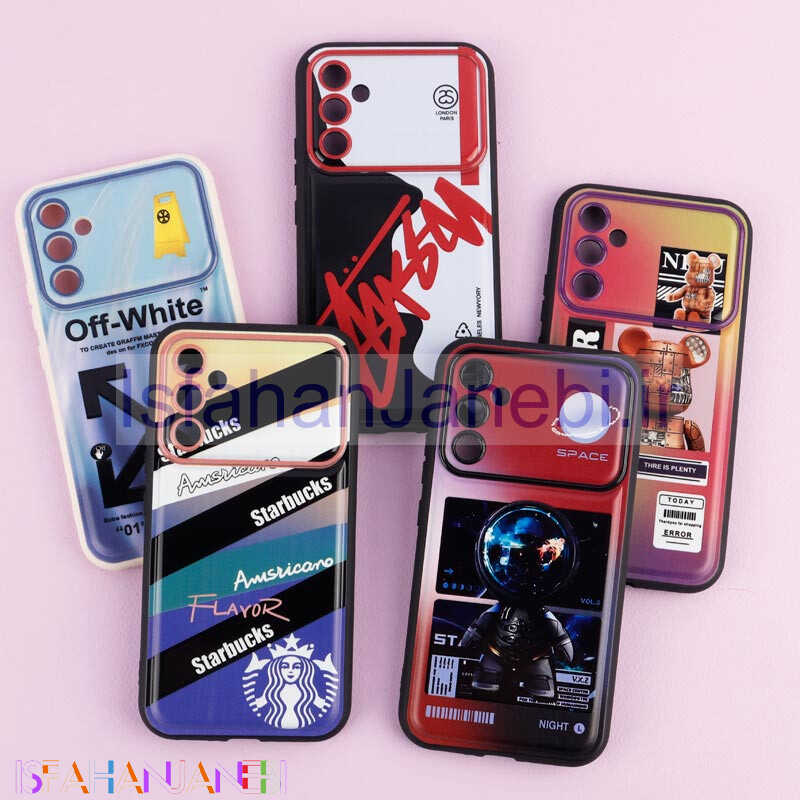 اصفهان جانبی-قاب فانتزی طرح دار لنز برجسته Samsung Galaxy A34