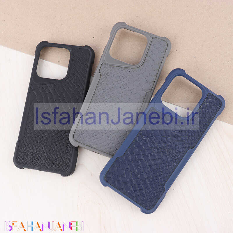 اصفهان جانبی-قاب چرمی شیائومی Redmi 12C سوسماری