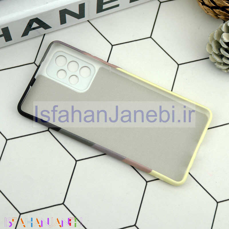 اصفهان جانبی-قاب محافظ لنزدار سیلیکونی رنگین کمانی Highcopy سامسونگ A72