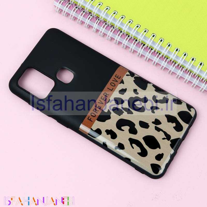 اصفهان جانبی-قاب طرحدار مشکی پلنگی سامسونگ A21s