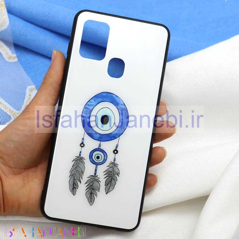 اصفهان جانبی-قاب پشت گلسی طرح چشم و نظر Samsung A21s