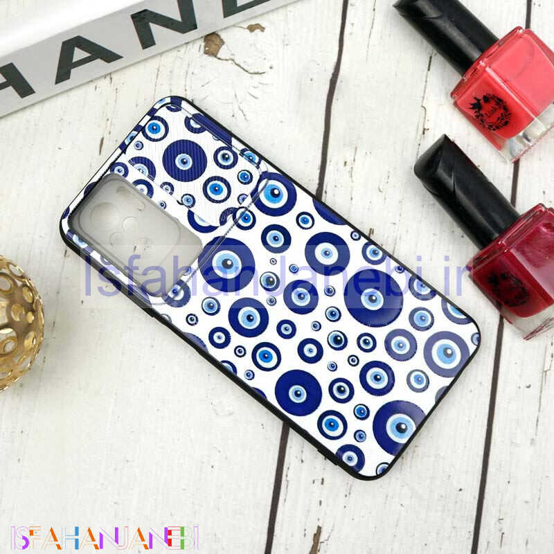 اصفهان جانبی-قاب طرحدار محافظ لنزدار کشویی + پاپ سوکت طرح چشم و نظر شیائومی Redmi Note 10 سری B