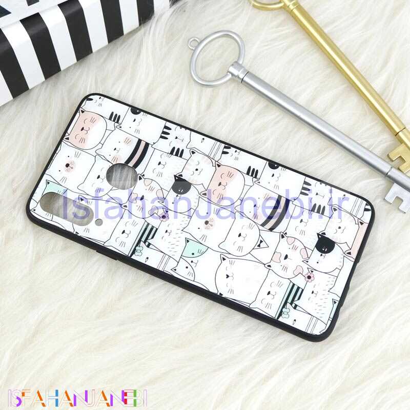 اصفهان جانبی-قاب پشت گلسی طرحدار گربه Samsung Galaxy A20s