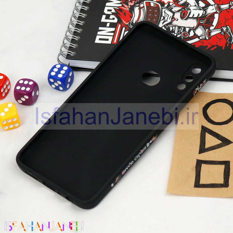 اصفهان جانبی-قاب سیلیکونی محافظ لنزدار طرح اسکویید گیم Samsung Galaxy A10s کد 8