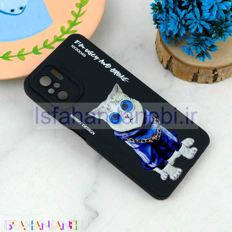 اصفهان جانبی-قاب سیلیکونی طرحدار محافظ لنزدار Xiaomi Redmi Note 10 4G