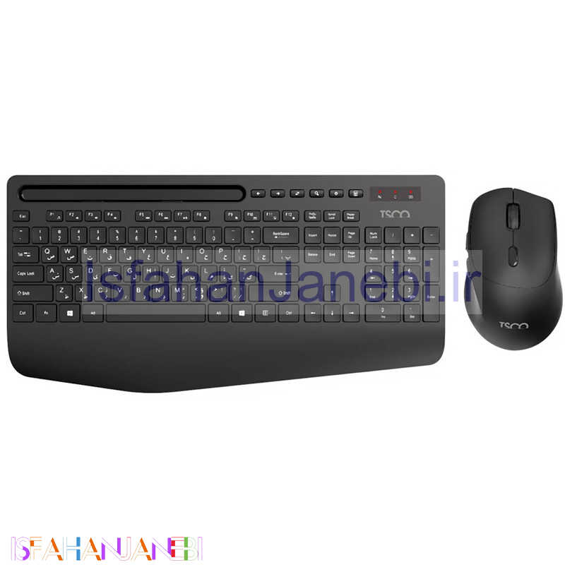 اصفهان جانبی-کیبورد و موس بی سیم تسکو TKM 7025W