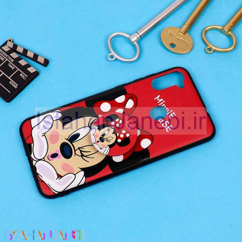 اصفهان جانبی-قاب فانتزی برجسته + پاپ سوکت طرح میکی موس سامسونگ A11 سری D