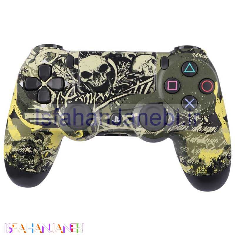 اصفهان جانبی-دسته بازی بی سیم SONY PlayStation 4 DualShock 4 High Copy طرح اسکلت کد 3