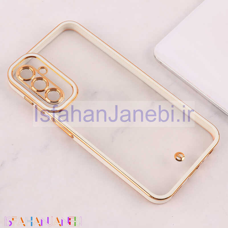 اصفهان جانبی-قاب ژله ای سامسونگ Galaxy A24 4G دور رنگی محافظ لنزدار