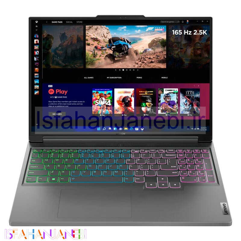 اصفهان جانبی-لپ تاپ گیمینگ Lenovo Legion Slim 5 Core i7 (13700H) 16GB 1TB SSD NVIDIA 8GB 16" WQXGA