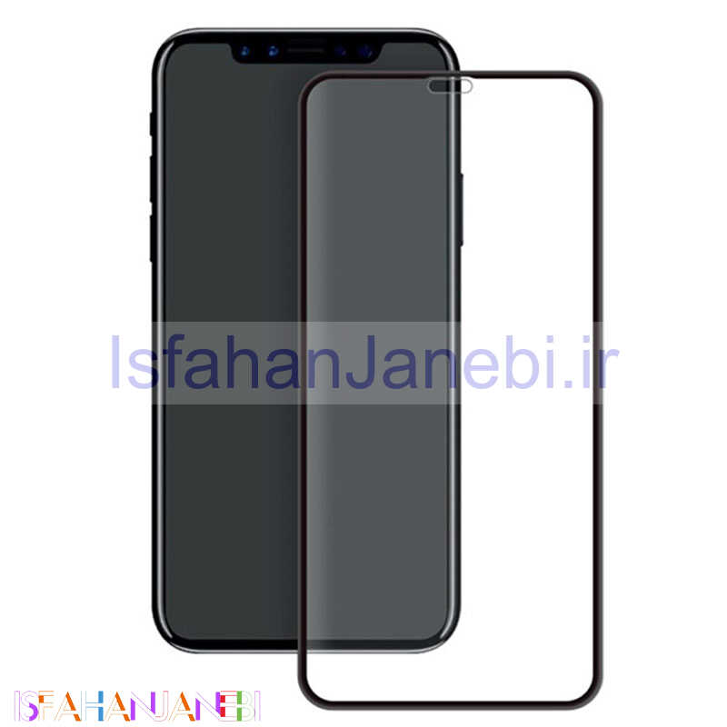 اصفهان جانبی-گلس تمام چسب iPhone 11 Pro مشکی