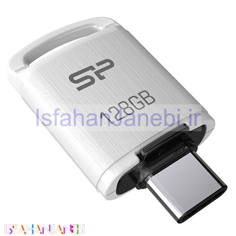 اصفهان جانبی-فلش 128 گیگ سیلیکون پاور Silicon Power Mobile C10 OTG Type-C