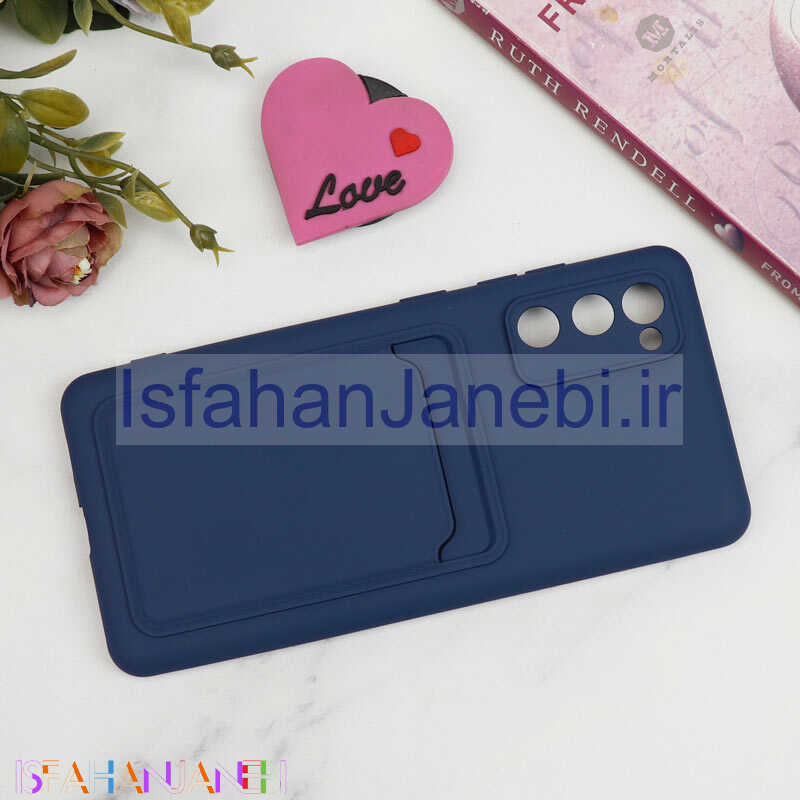 اصفهان جانبی-قاب سیلیکونی جاکارتی دار محافظ لنزدار Samsung S20 FE