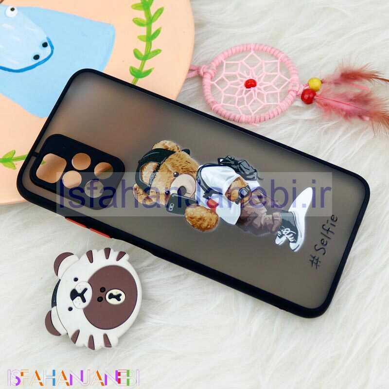 اصفهان جانبی-قاب PC مات محافظ لنزدار طرحدار Xiaomi Redmi 10