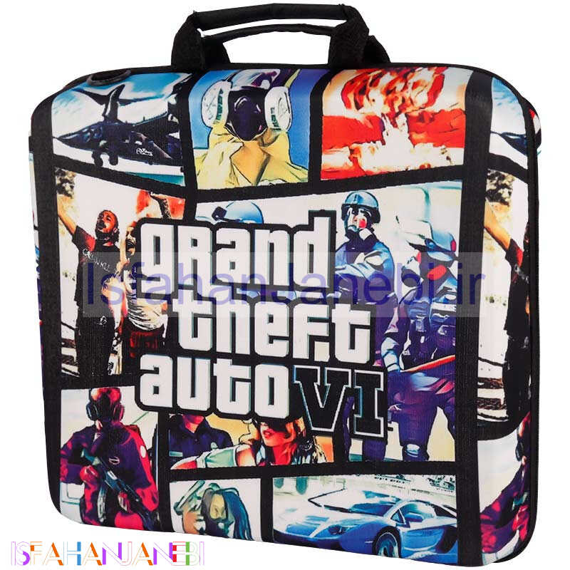 اصفهان جانبی-کیف کنسول بازی PS4 طرح GTA VI