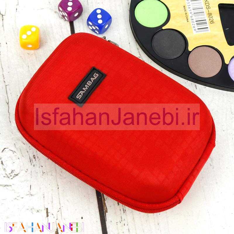 اصفهان جانبی-کیف محافظ دار برزنتی قرمز