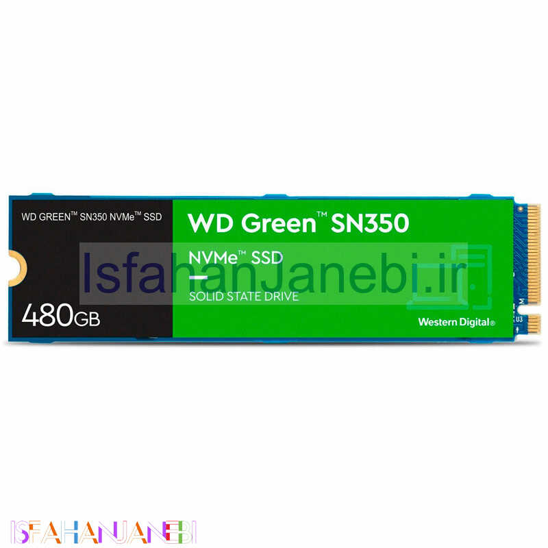 اصفهان جانبی-حافظه SSD وسترن دیجیتال Western Digital Green SN350 480GB M.2