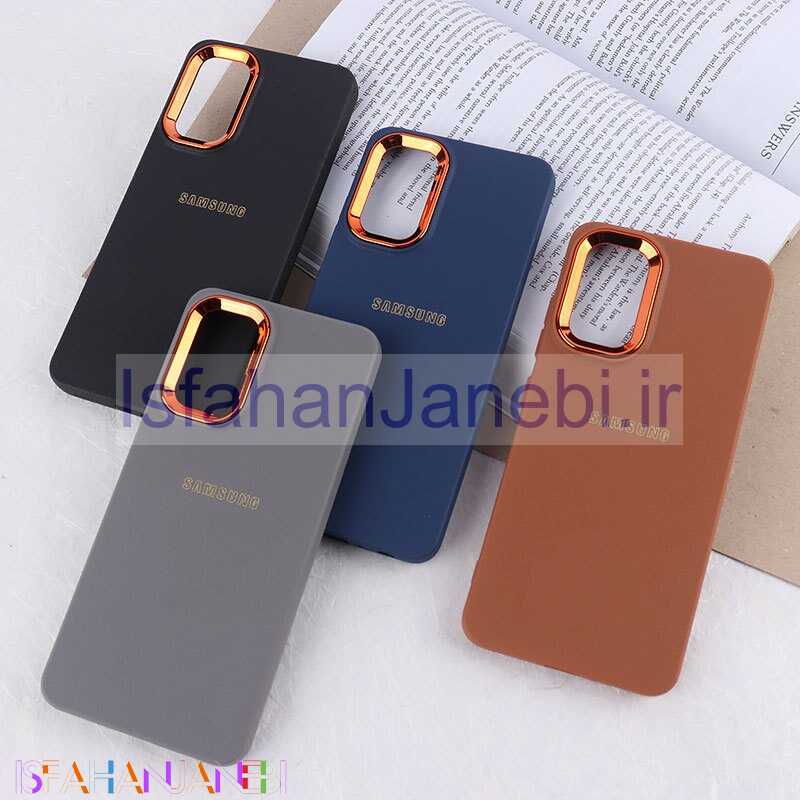 اصفهان جانبی-قاب ژله ای سامسونگ Galaxy A32 4G دور محافظ متال لوگودار