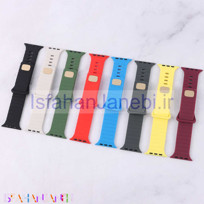 اصفهان جانبی-بند سیلیکونی اپل واچ Straps Gear4 طرح پافر 42/44/45/49mm