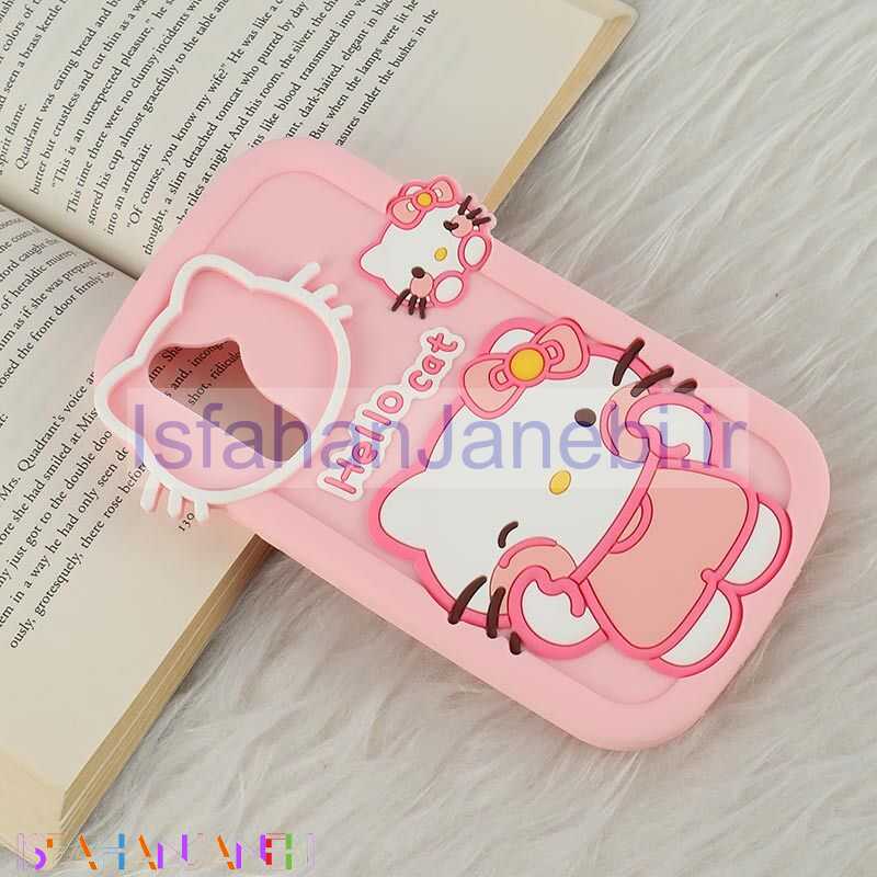 اصفهان جانبی-قاب سیلیکونی سامسونگ Galaxy A54 طرح Hello Cat Kitty