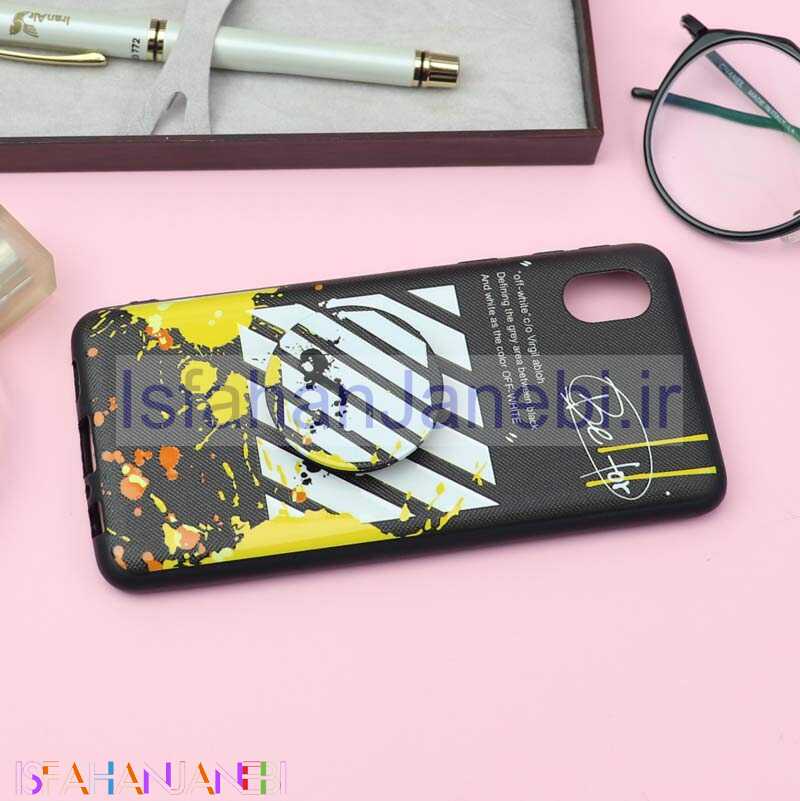 اصفهان جانبی-قاب فانتزی برجسته + پاپ سوکت کد18 سامسونگ A01 Core