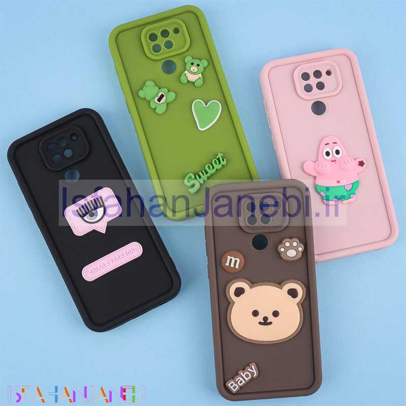 اصفهان جانبی-قاب سیلیکونی سولید شیائومی Redmi Note 9 / Redmi 10x 4G محافظ لنزدار