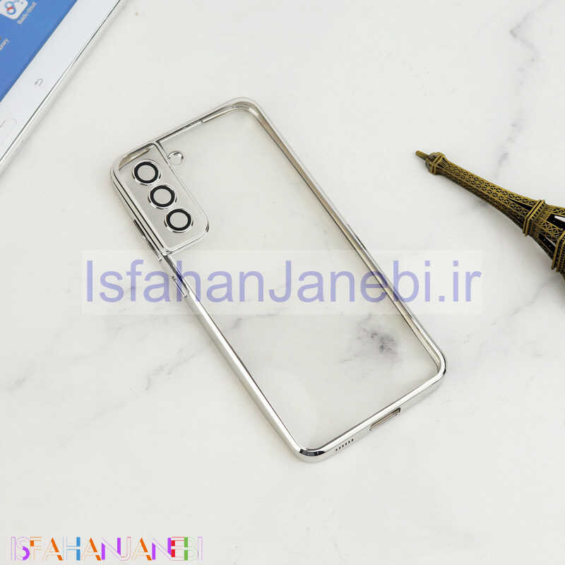 اصفهان جانبی-قاب شفاف دور رنگی محافظ لنزدار Samsung Galaxy S21 FE 5G