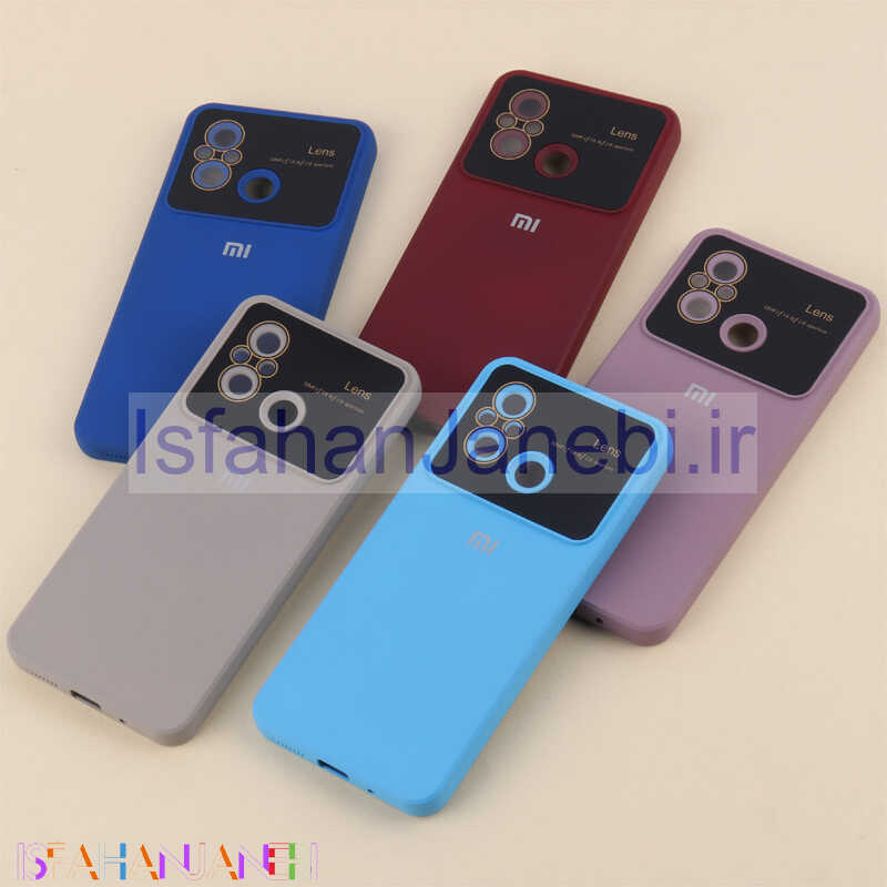 اصفهان جانبی-قاب سیلیکونی Lens Aperture محافظ لنزدار Xiaomi Redmi 12C