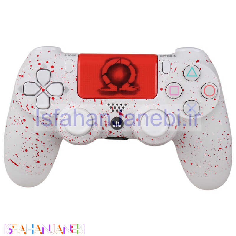 اصفهان جانبی-دسته بازی بی سیم SONY PlayStation 4 DualShock 4 High Copy طرح God of War کد 8