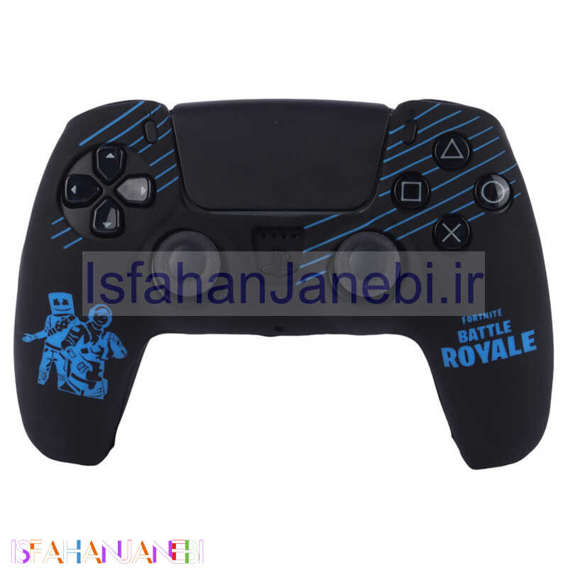 اصفهان جانبی-روکش دسته بازی PS5 طرح Fortnite مشکی آبی