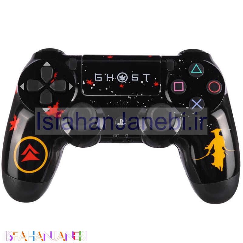 اصفهان جانبی-دسته بازی بی سیم SONY PlayStation 4 DualShock 4 High Copy طرح Ghost of Tsushima