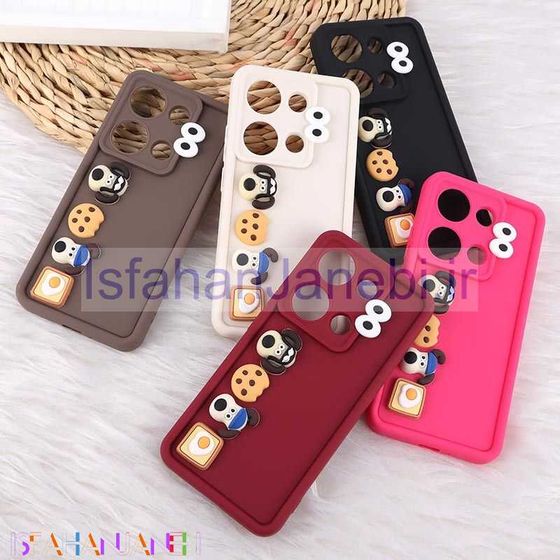 اصفهان جانبی-قاب سولید شیائومی Redmi Note 13 Pro 4G عروسک برجسته محافظ لنزدار