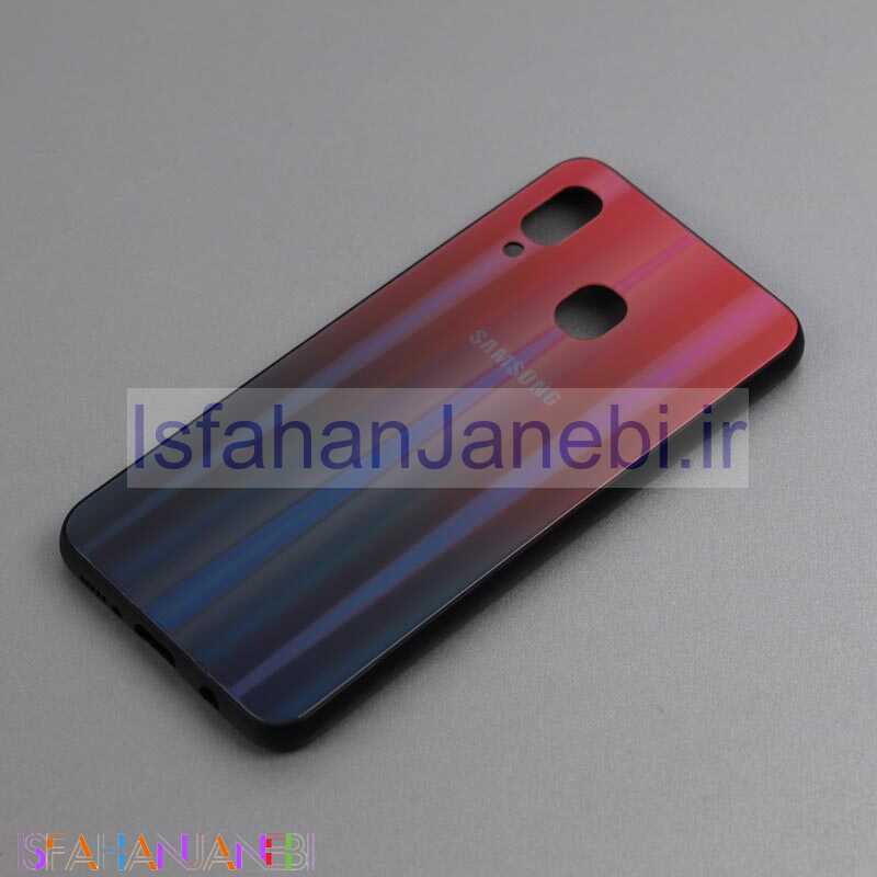 اصفهان جانبی-قاب لیزری پشت گلسی Samsung A20/A30 کد7 سری B