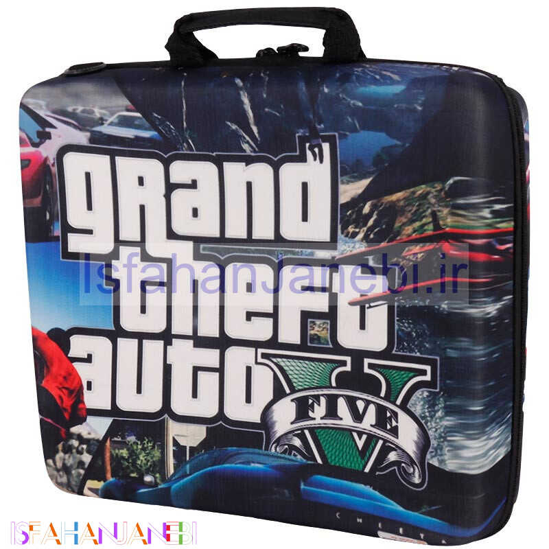 اصفهان جانبی-کیف کنسول بازی PS4 طرح GTA V کد 10